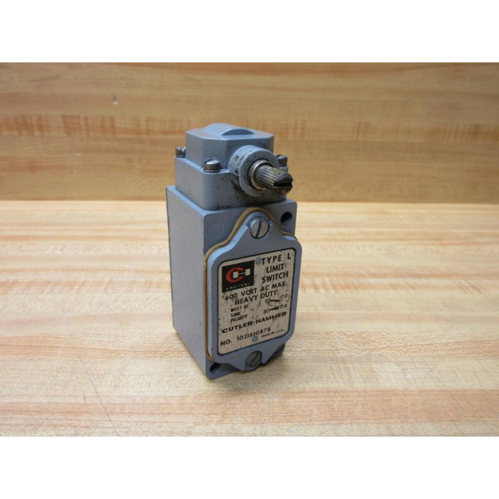 Cutler Hammer 10316H187B Eaton Limit Switch - Used