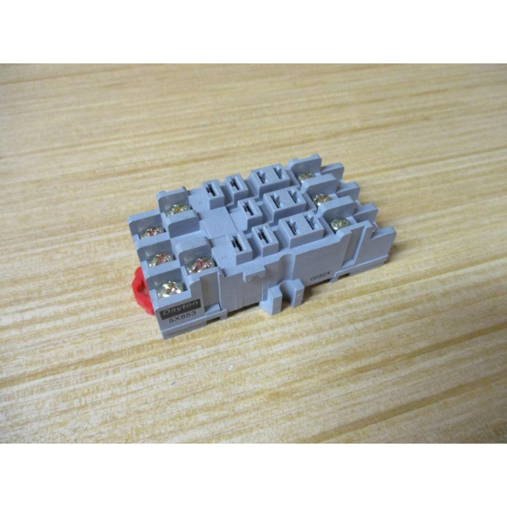 Dayton 5X853 Relay Socket - New No Box