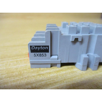 Dayton 5X853 Relay Socket - New No Box