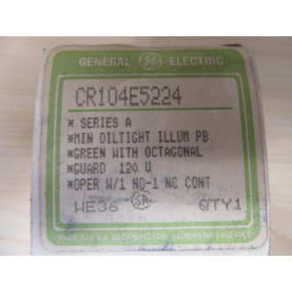 General Electric CR104E5224 Push Button Switch