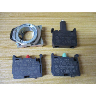Allen Bradley 800FP-LE3MN3GX11 Illum. Push Button 800FPLE3MN3GX11 Ser. A