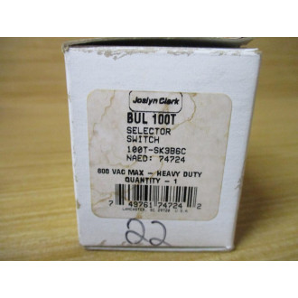 Joslyn Clark 100T-SK3B6C Keyed Selector Switch 100TSK3B6C