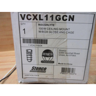 Stonco VCXL11GCN Roughlyte Ceiling Mount WGlobe