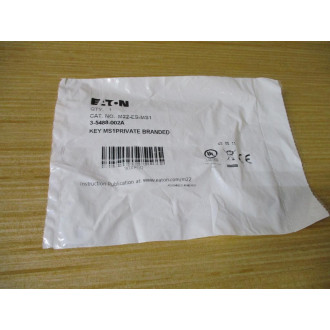 Eaton M22-ES-MS1 Key M22ESMS1