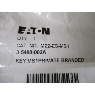 Eaton M22-ES-MS1 Key M22ESMS1