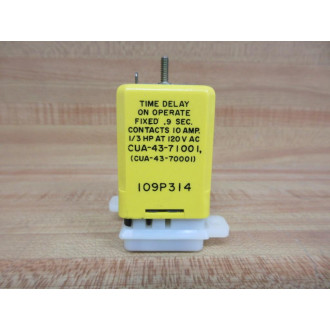 Potter & Brumfield CUA-43-71001 Time Delayed Relay CUA4371001 - New No Box