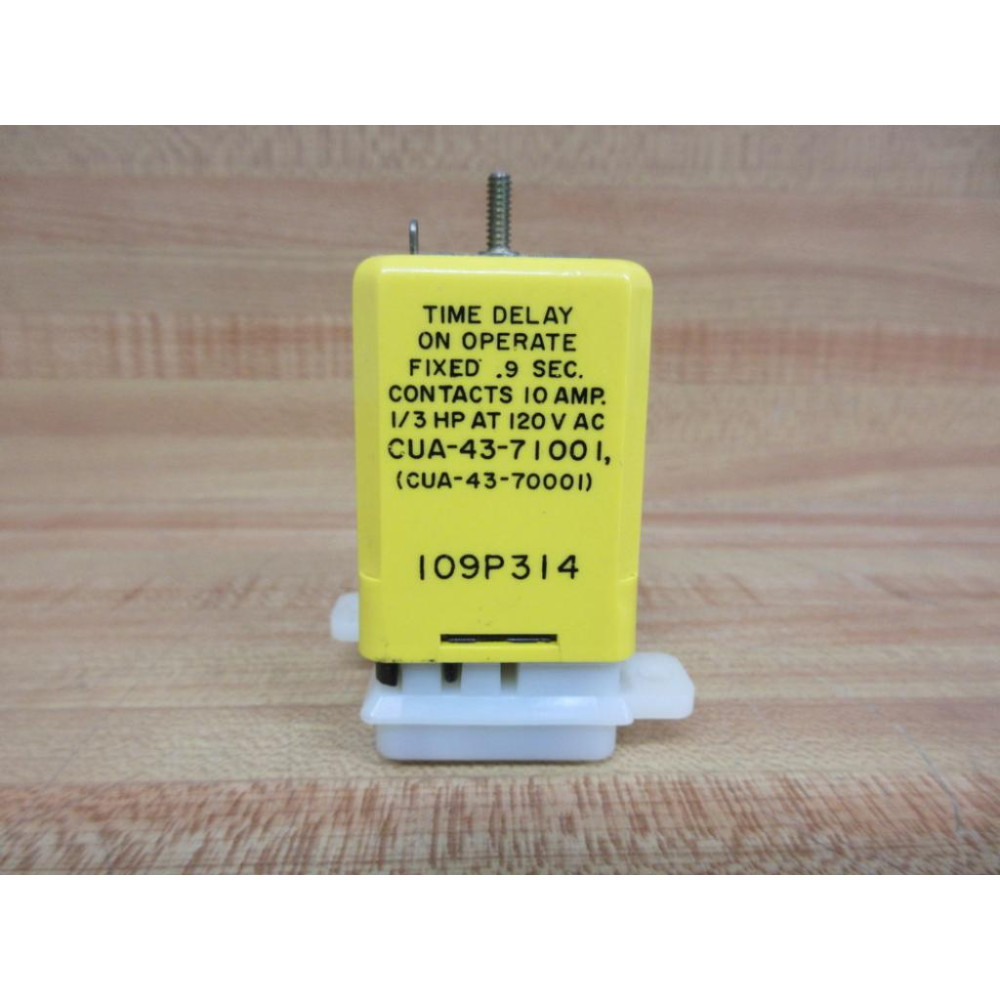 Potter & Brumfield CUA-43-71001 Time Delayed Relay CUA4371001 - New No Box