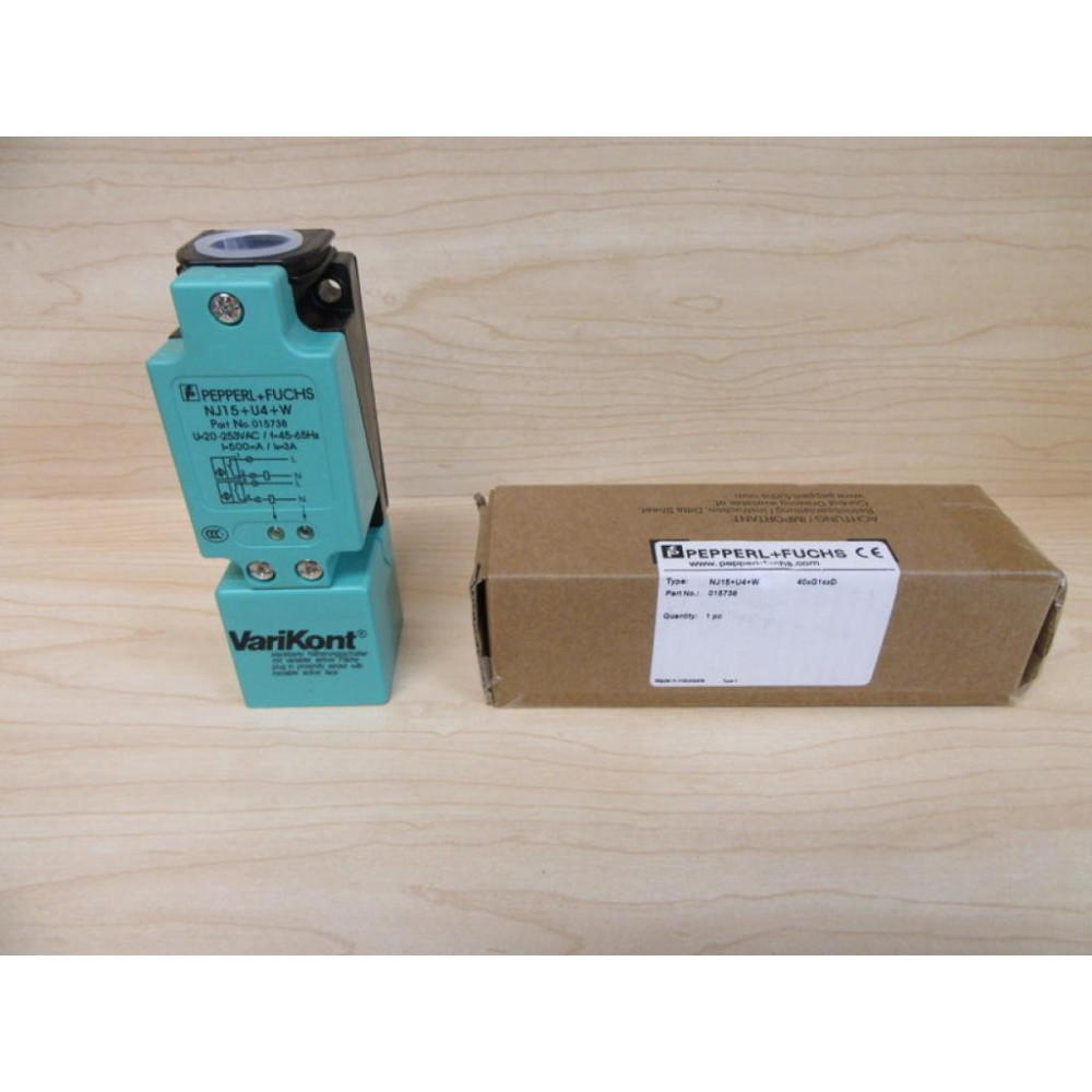 Pepperl + Fuchs NJ15+U4+W 015738 Proximity Sensor