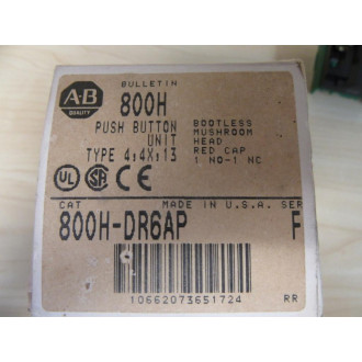 Allen Bradley 800H-DR6AP Push Button Switch