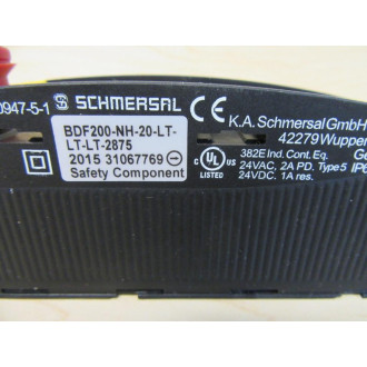 Schmersal BDF200-NH-20-LT-LT-LT-2875 Pendant Station E-Stop Button Missing Button Cap - New No Box