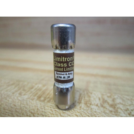 Bussmann Electrical Ktk-R-20 Fast-Acting Fuse, Class Cc, 20A, Current