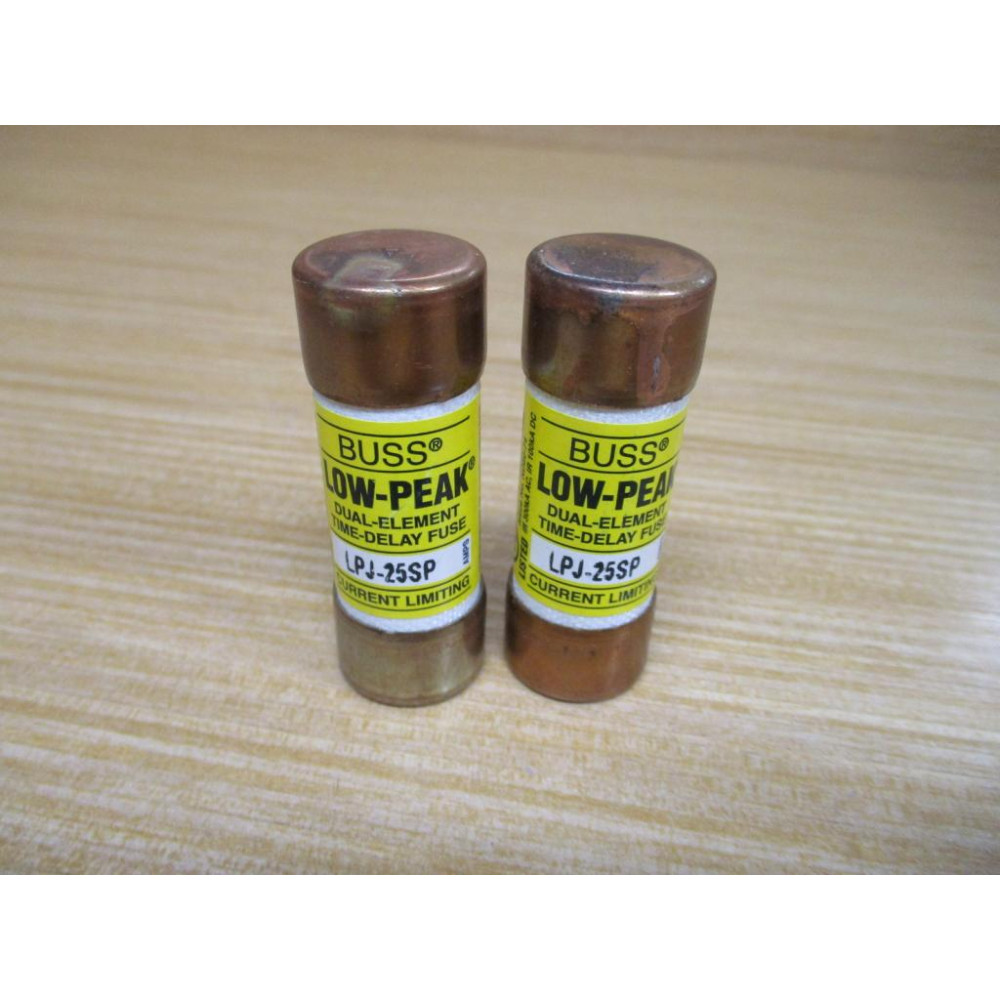 Buss LPJ-25SP Bussmann Fuse Cross Ref 4XF34 (Pack of 2) - New No Box