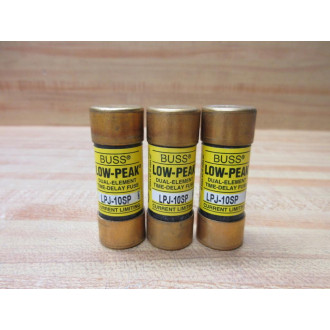 Buss LPJ-10SP Bussmann  Fuse Cross Ref 4CF31 (Pack of 3) - Used