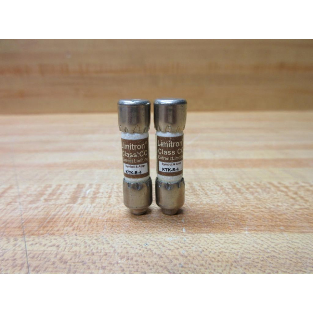 Buss KTK-R-4 Bussmann Fuse Cross Ref 4XC23 (Pack of 2) - New No Box