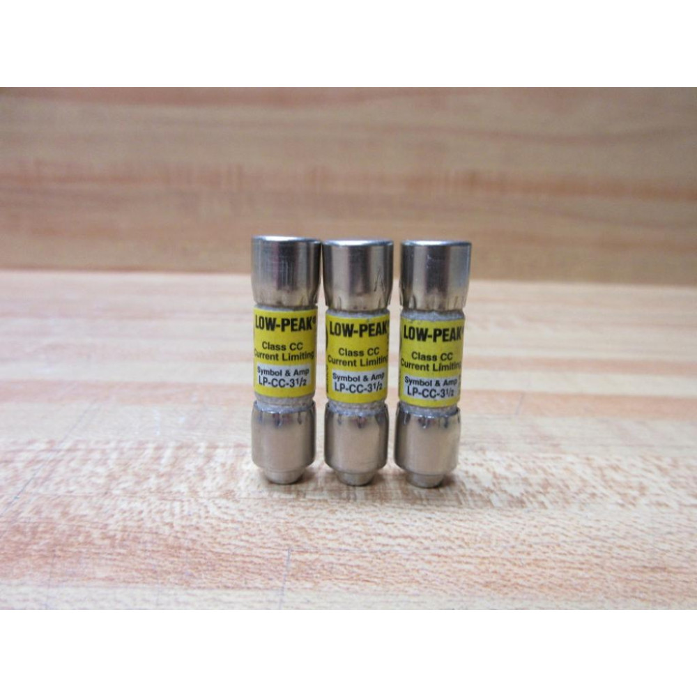 Buss LP-CC-3-12 Bussmann Fuse Cross Ref 1CX56 (Pack of 3) - New No Box