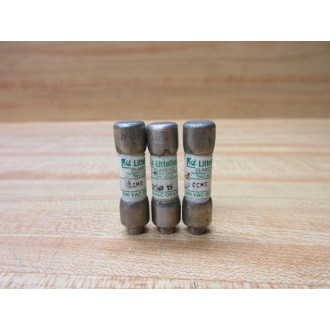 Littelfuse CCMR-15 Fuse Cross Ref 486K57, CCMR015 (Pack of 3) - Used