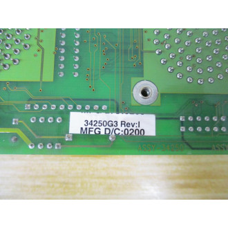 Econolite 34250G3 Processor IO Module ASC2S Rev. I,WO Capacitor - Parts Only