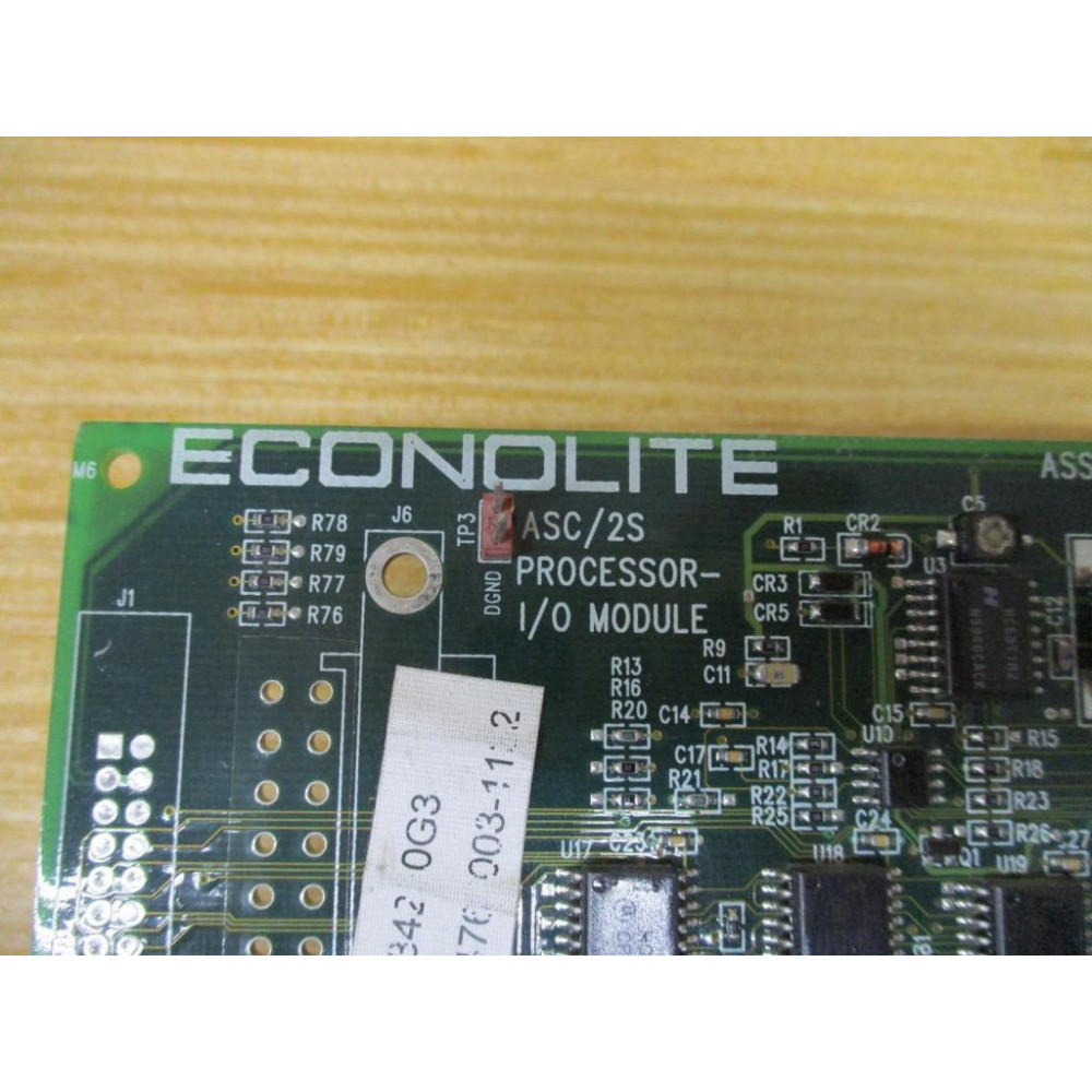 Econolite 34250G3 Processor IO Module ASC2S Rev. I,WO Capacitor - Parts ...