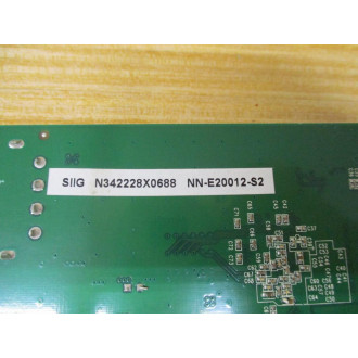Siig NN-E20012-S2 DP FireWire 2-Port PCIe NNE20012S2 - Used