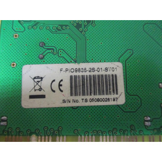 Moschip F-PIO9835-2S-01-ST01 2-Port PCI Card NM9735 - Used