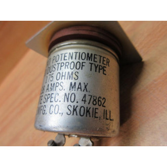 Ohmite 47862 Rheostat Potentiometer 9RC4 - New No Box