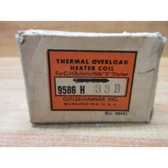 Cutler Hammer 9586H-33B Heater Element 33B