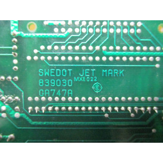 Matthews Swedot 839030 Jet Mark CPU Board GA747A - Used