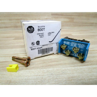 Allen Bradley 800T-XA2R Contact Block 800TXA2R Series A