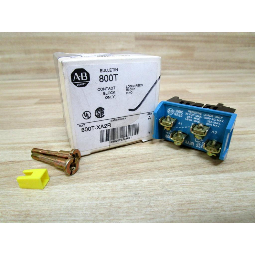 Allen Bradley 800T-XA2R Contact Block 800TXA2R Series A
