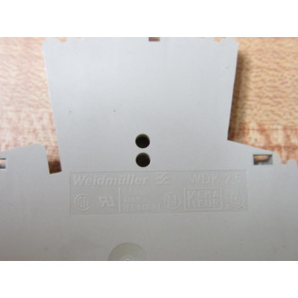 Weidmuller WDK-2.5 Terminal Block 102150 WDK-2,5 (Pack of 20) - New No Box