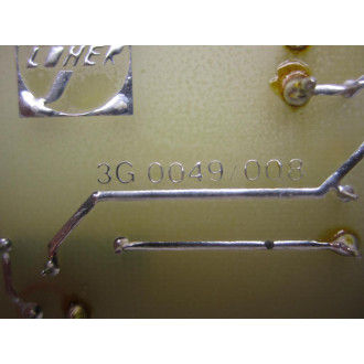 Loher 3G 0049008 Circuit Board 3G0049008 - Used