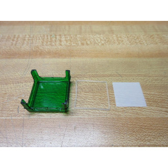 GE General Electric CR104MG009 GE Push Button Lens Green
