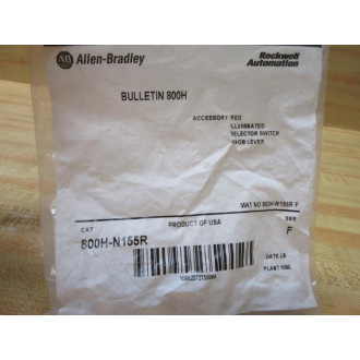 Allen Bradley 800H-N155R Illuminated Selector Switch Knob