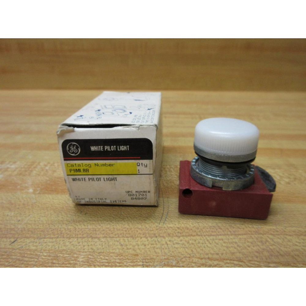 General Electric P9MLBR GE White Pilot Light
