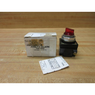 Joslyn Clark 100T-S12MT4R1 Illuminated Selector Switch Red