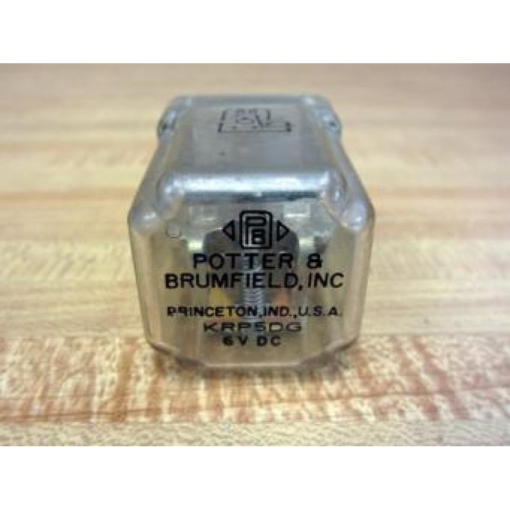 Potter & Brumfield KRP5DG-6V DC Relay KRP5DG-6VDC - Used