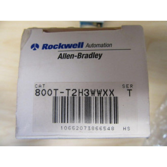 Allen Bradley 800T-T2H3WWXX Toggle Switch