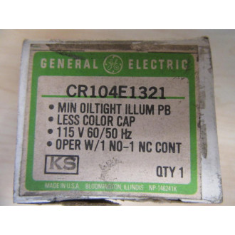 General Electric CR104E1321 Push Button Switch