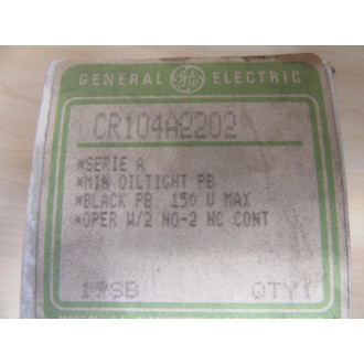General Electric CR104A2202 Push Button Switch