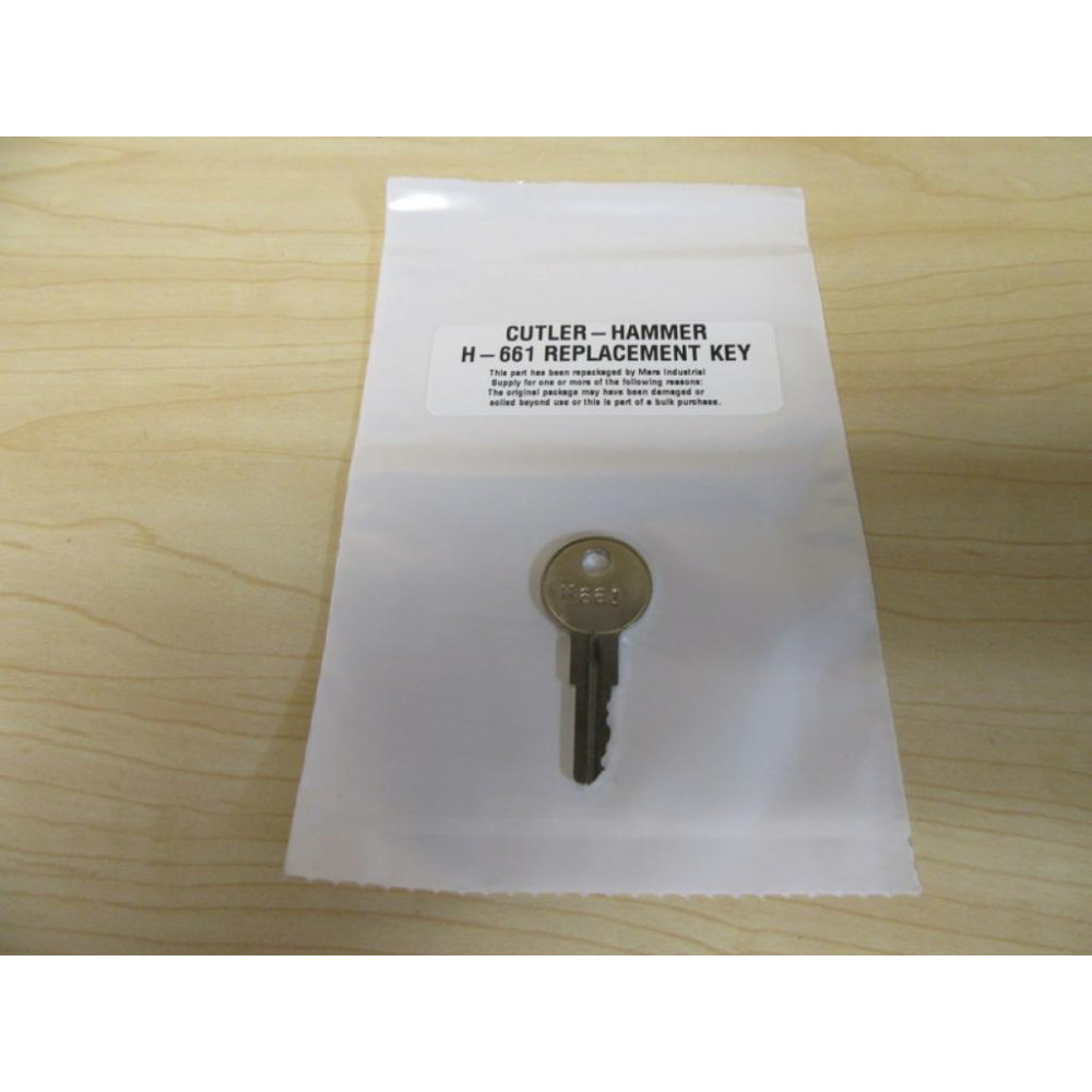 Cutler-Hammer Eaton H-661 Key