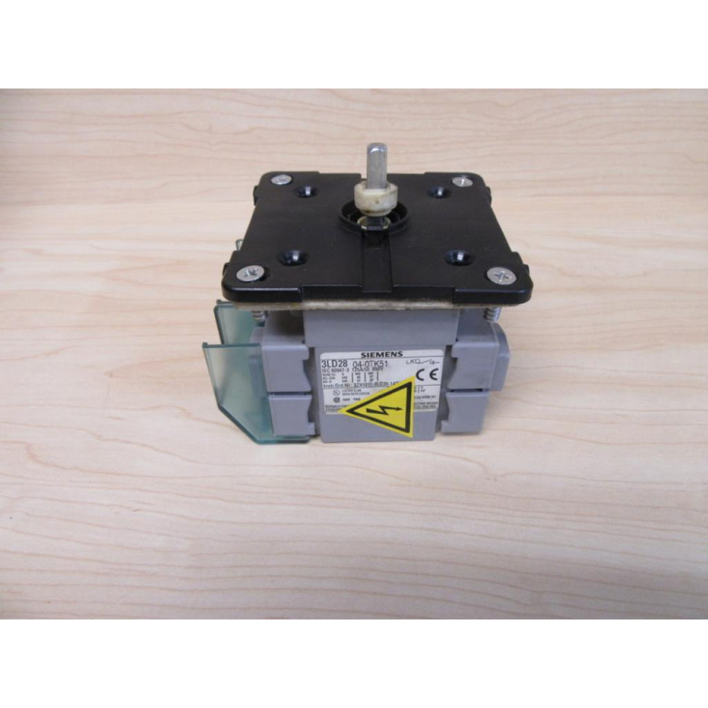 Siemens 3LD2804-0TK51 Disconnect Switch WO Rotary Knob - Used