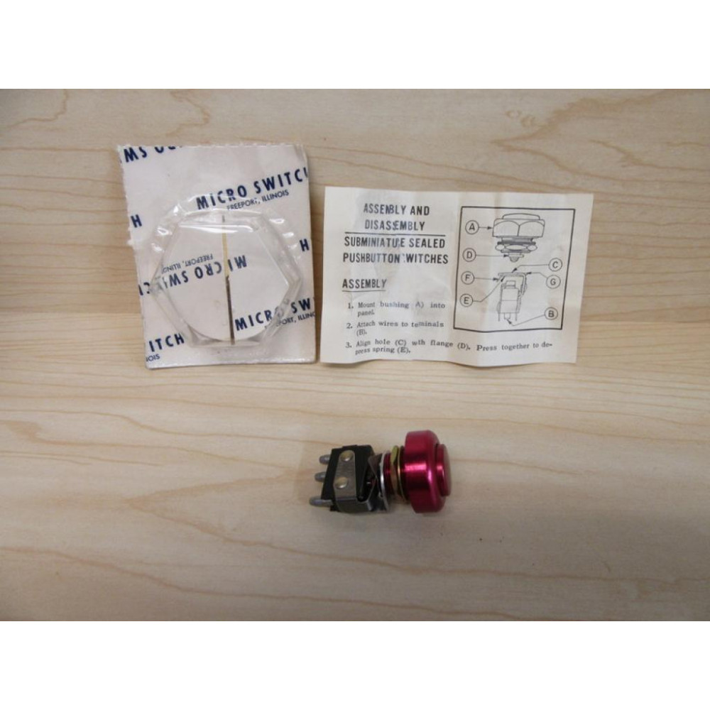 Honeywell Micro Switch 1PB43-D Push Button