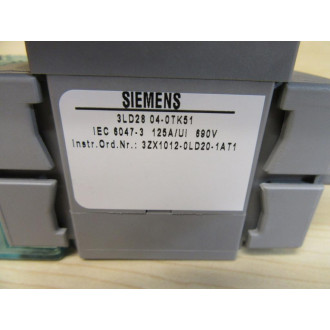 Siemens 3LD2804-0TK51 Disconnect Switch - Refurbished