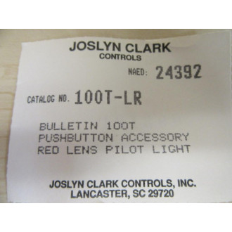 Joslyn Clark Sylvania 100T-LR Lens Cap