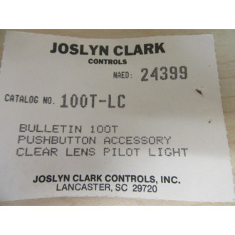 Joslyn Clark Sylvania 100T-LC Lens Cap
