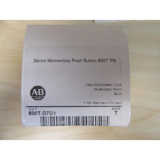 Allen Bradley 800T-D7D1 Push Button Switch
