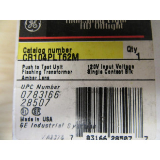 General Electric CR104PLT62M Push Button Switch