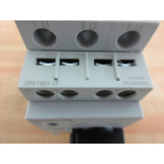 Siemens 3RV1021-1KA10 9-12.5A Circuit Breaker 3RV10211KA10 With 3RV1901-1F - New No Box