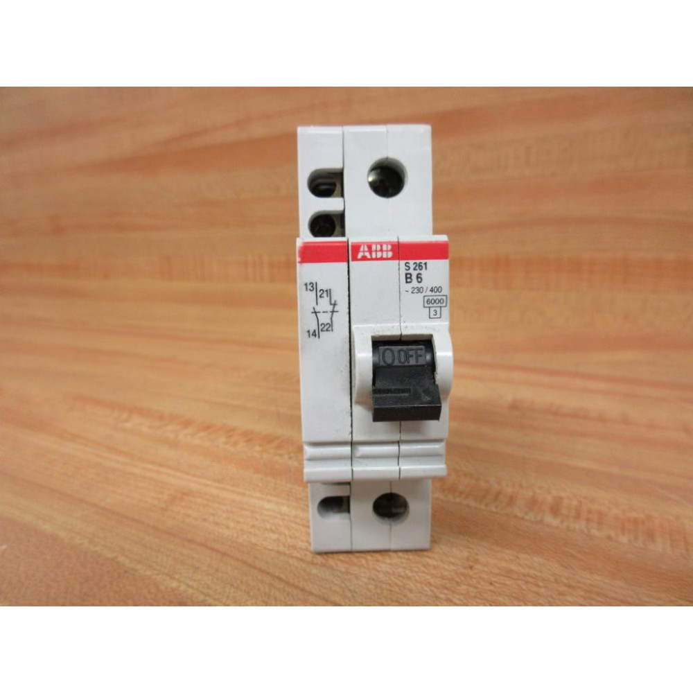 ABB S 261 B 6 Circuit Breaker S261B6 - New No Box