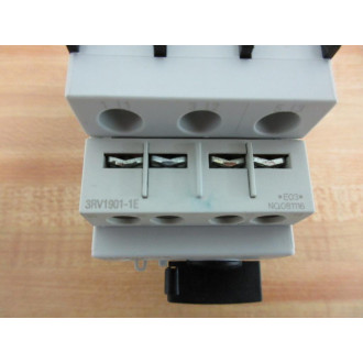 Siemens 3RV1021-1GA10 4.5-6.3A Circuit Breaker 3RV10211GA10 With 3RV1901-1E - New No Box